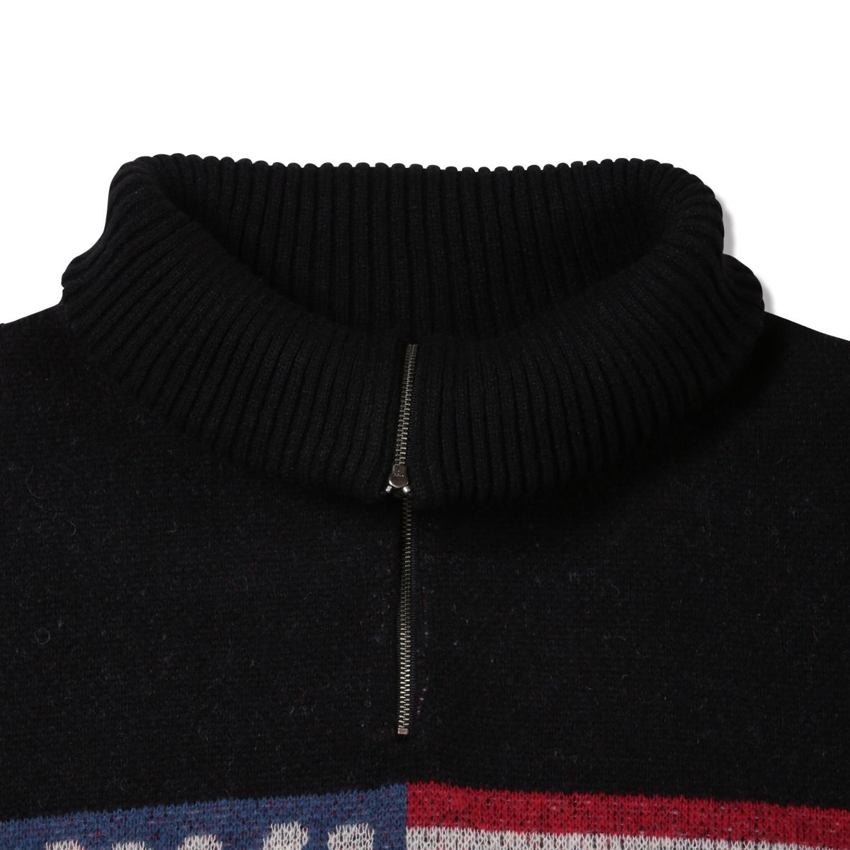 Half Zip Knit -AA Flag