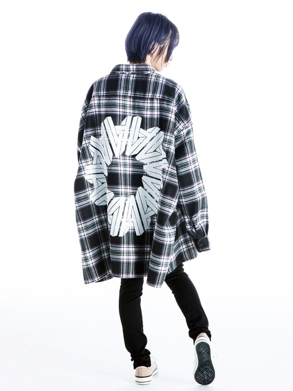 Big  Silhouette plaid  shirt