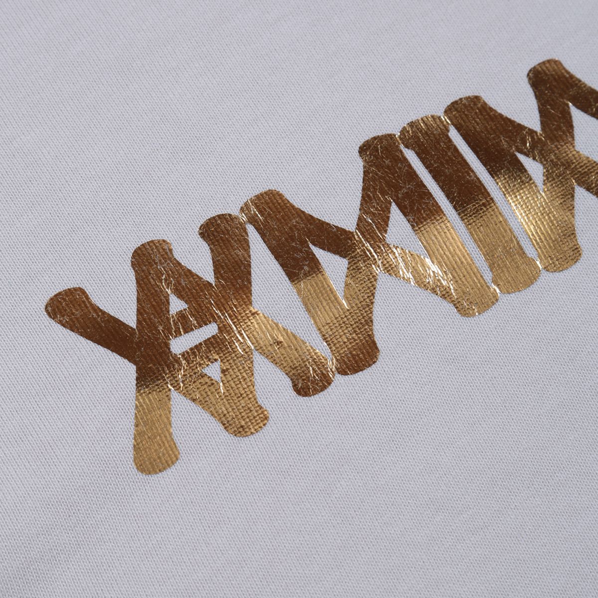 HEAVY S/S TEE-FOIL PRINT LOGO