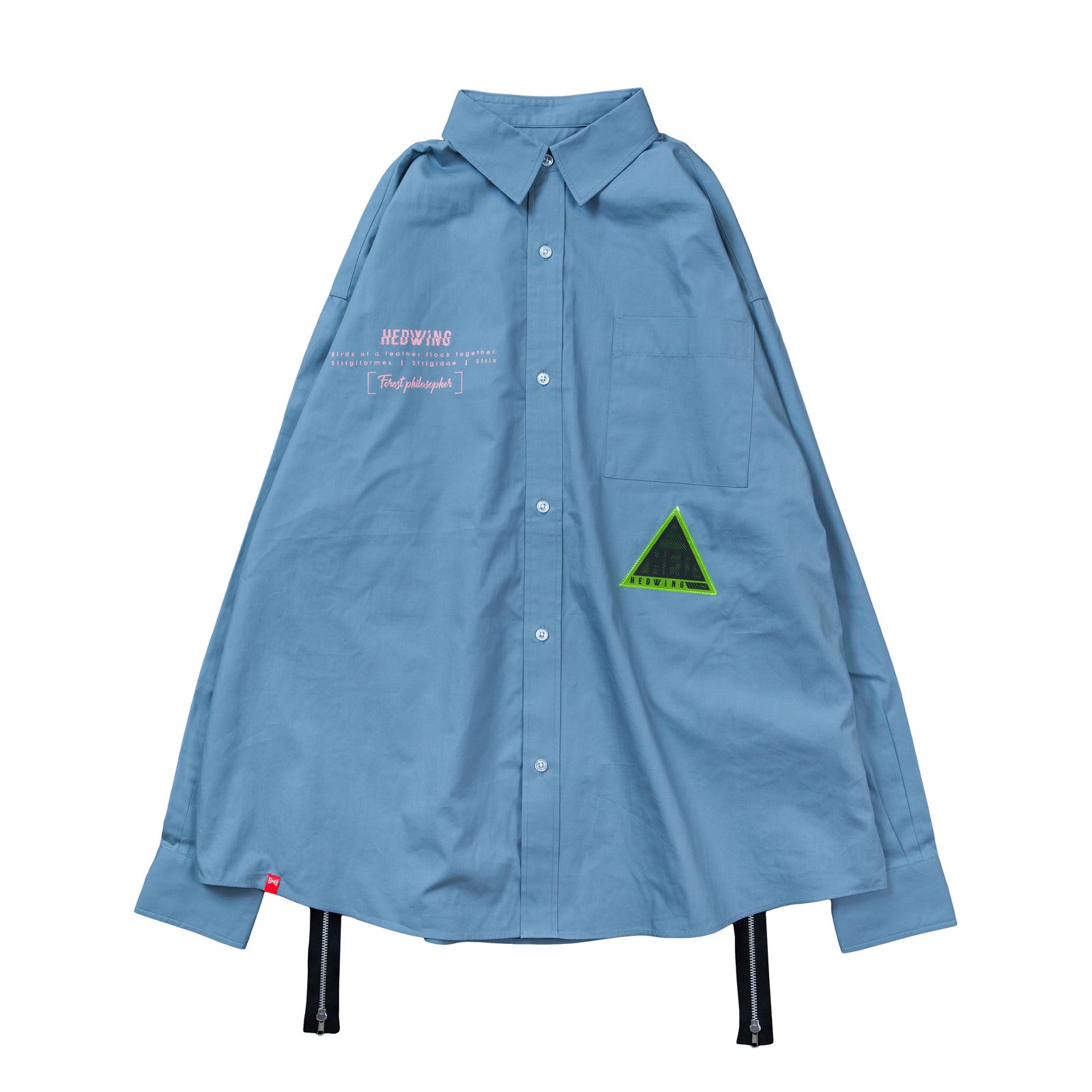Big Silhouette Double Zip Shirt