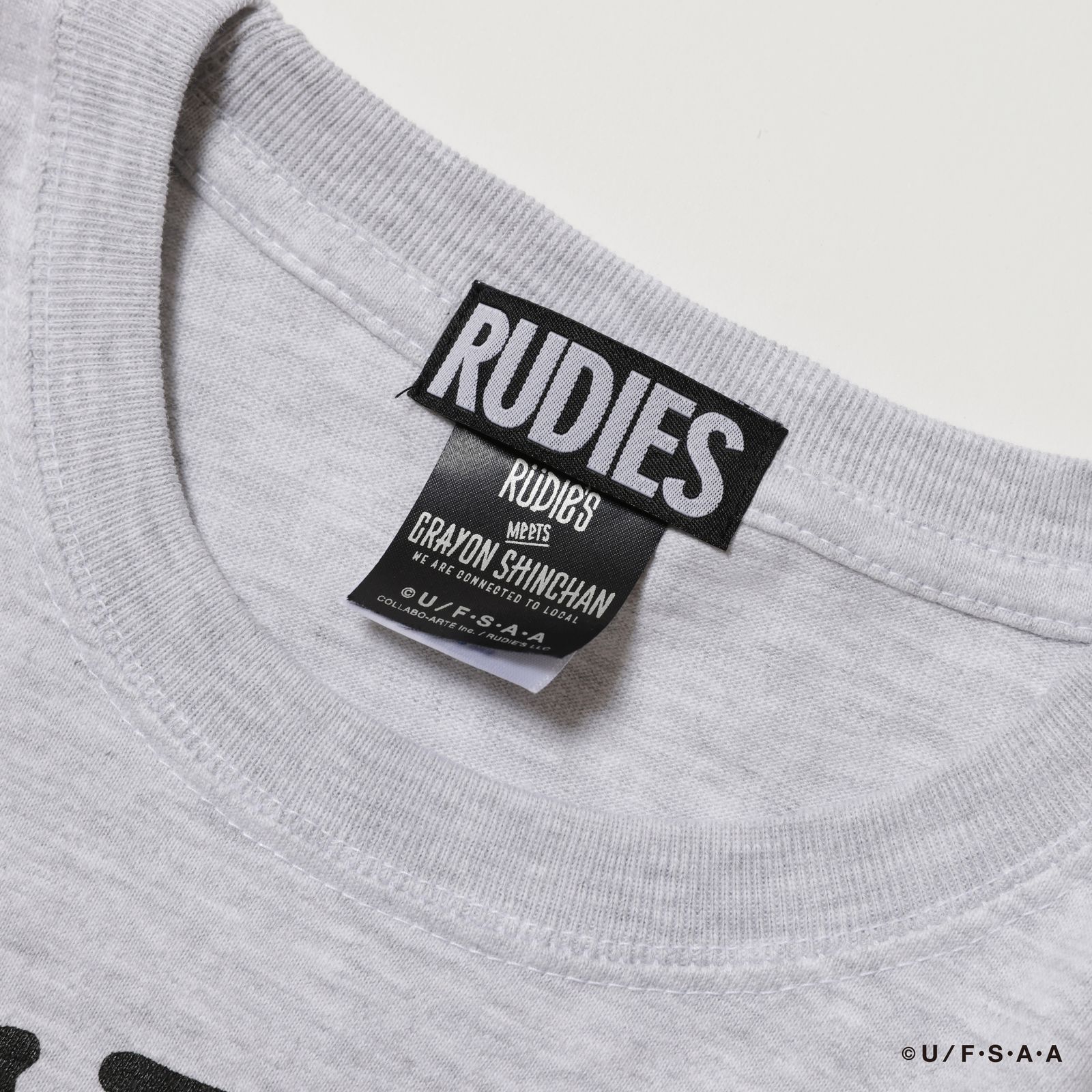 RUDIE'SxCRAYON SHINCHAN CIRCLEMOSH KIDS TEE