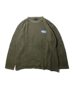 MESH KNIT-PULLOVER