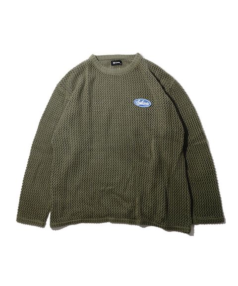 MESH KNIT-PULLOVER
