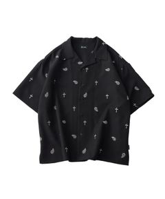 All-over embroidered shirt