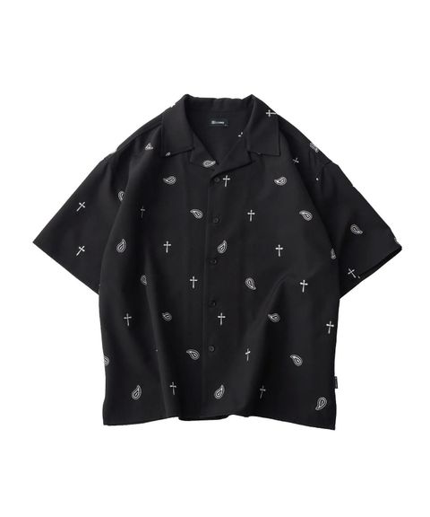 All-over embroidered shirt