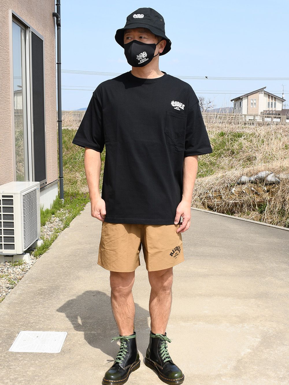 DIVISION BIGSILHOUETTE POCKET-TEE