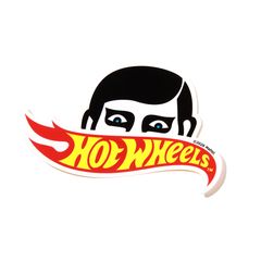［鷹の爪xHOT WHEELS］ ロゴからひょっこりあいつステッカー