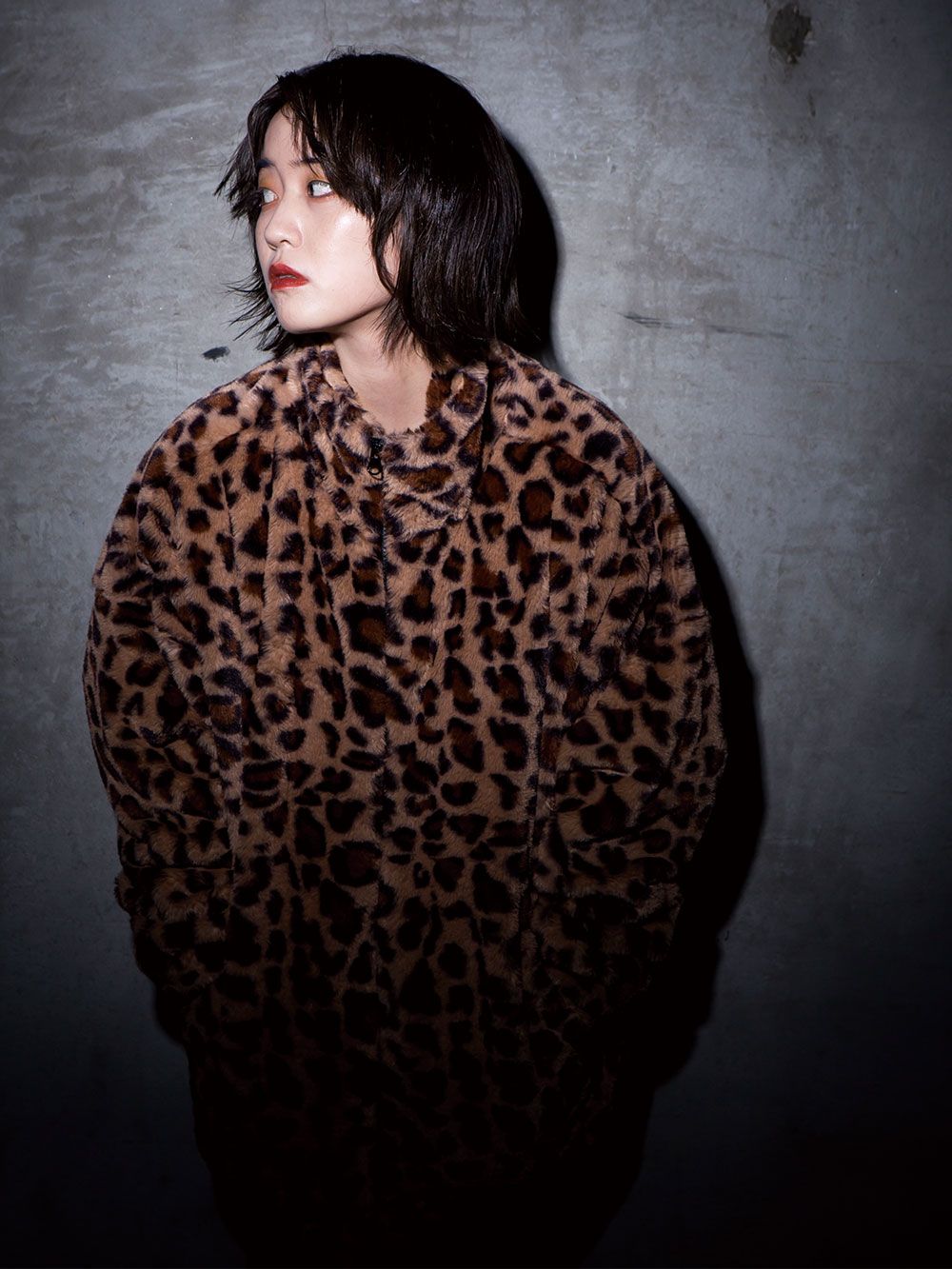 R.A.M Leopard Fur Jacket