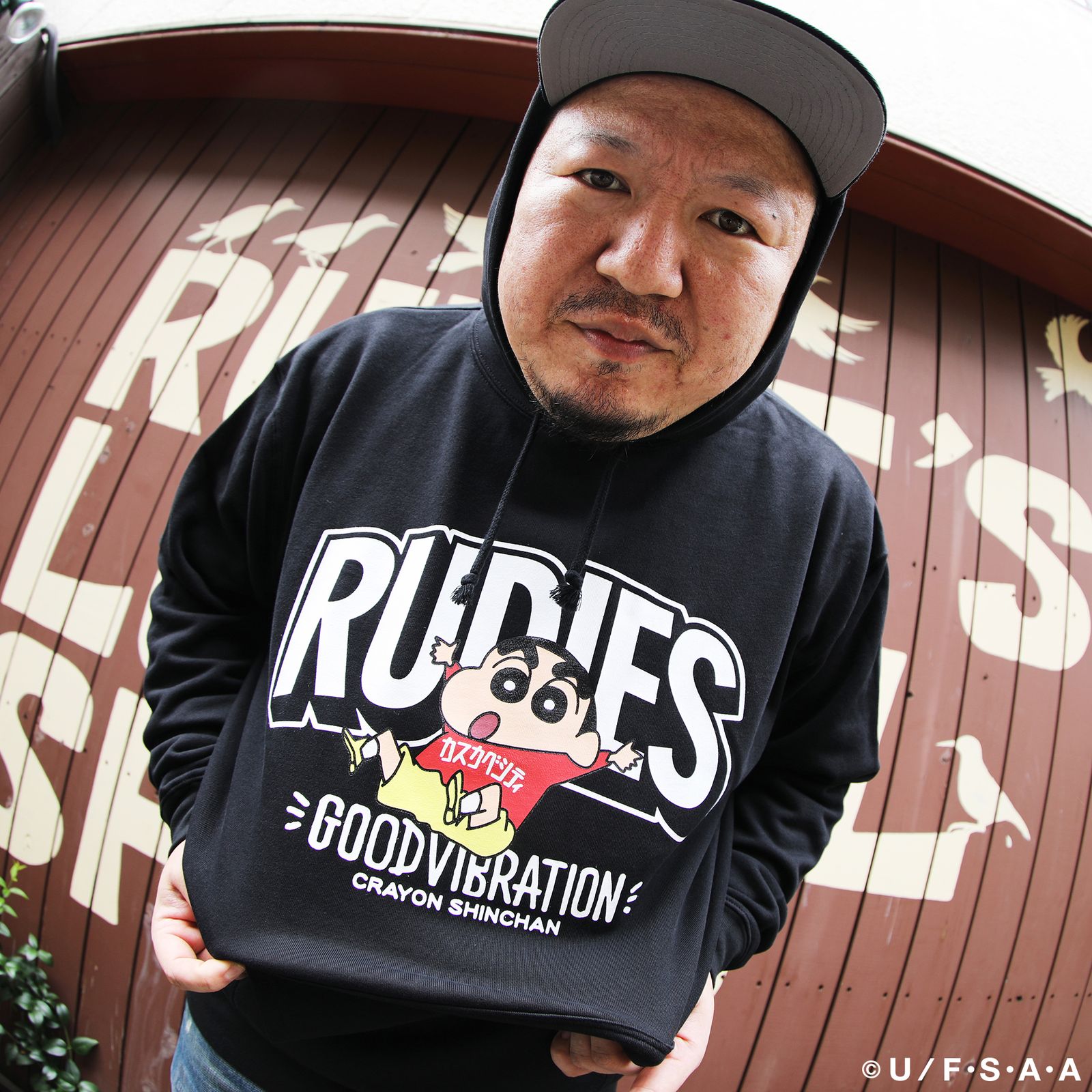 RUDIE'S x CRAYON SHINCHAN DIVE HOOD SWEAT