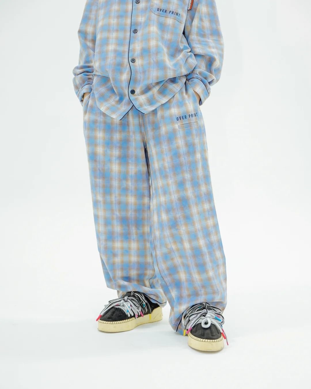 LOUNGE CHECK-PANTS