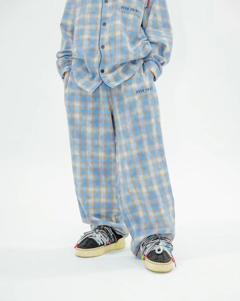 LOUNGE CHECK-PANTS