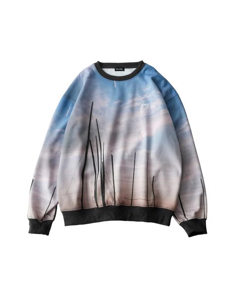 Patterned sweatshirt