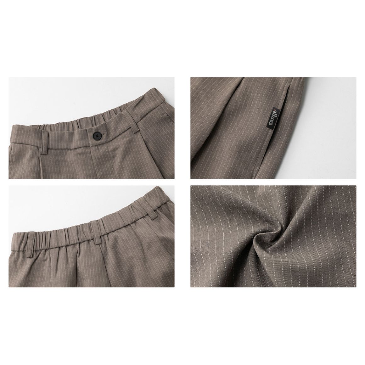 rg pin stripe easy shorts