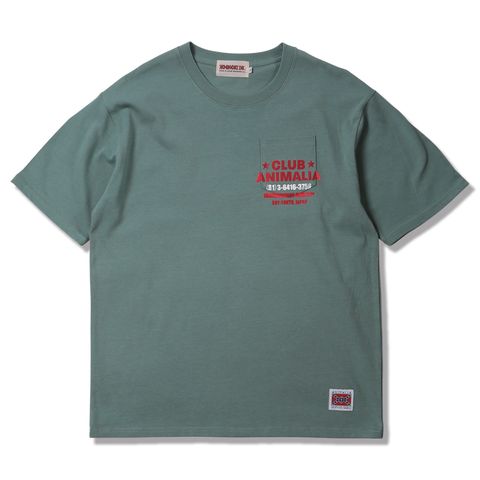 10.2oz Heavy Pocket S/S T-Shirts - CLUB ANIMALIA -