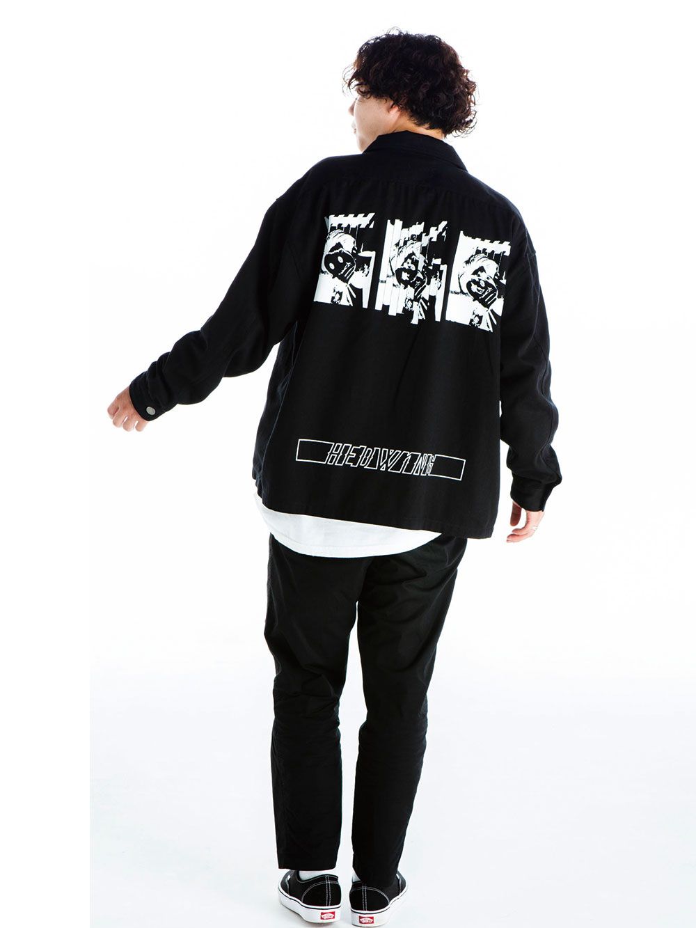 Pierrot Mask Blackdenim Jacket