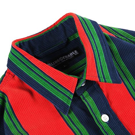 STRIPE CORDUROY-SHIRT