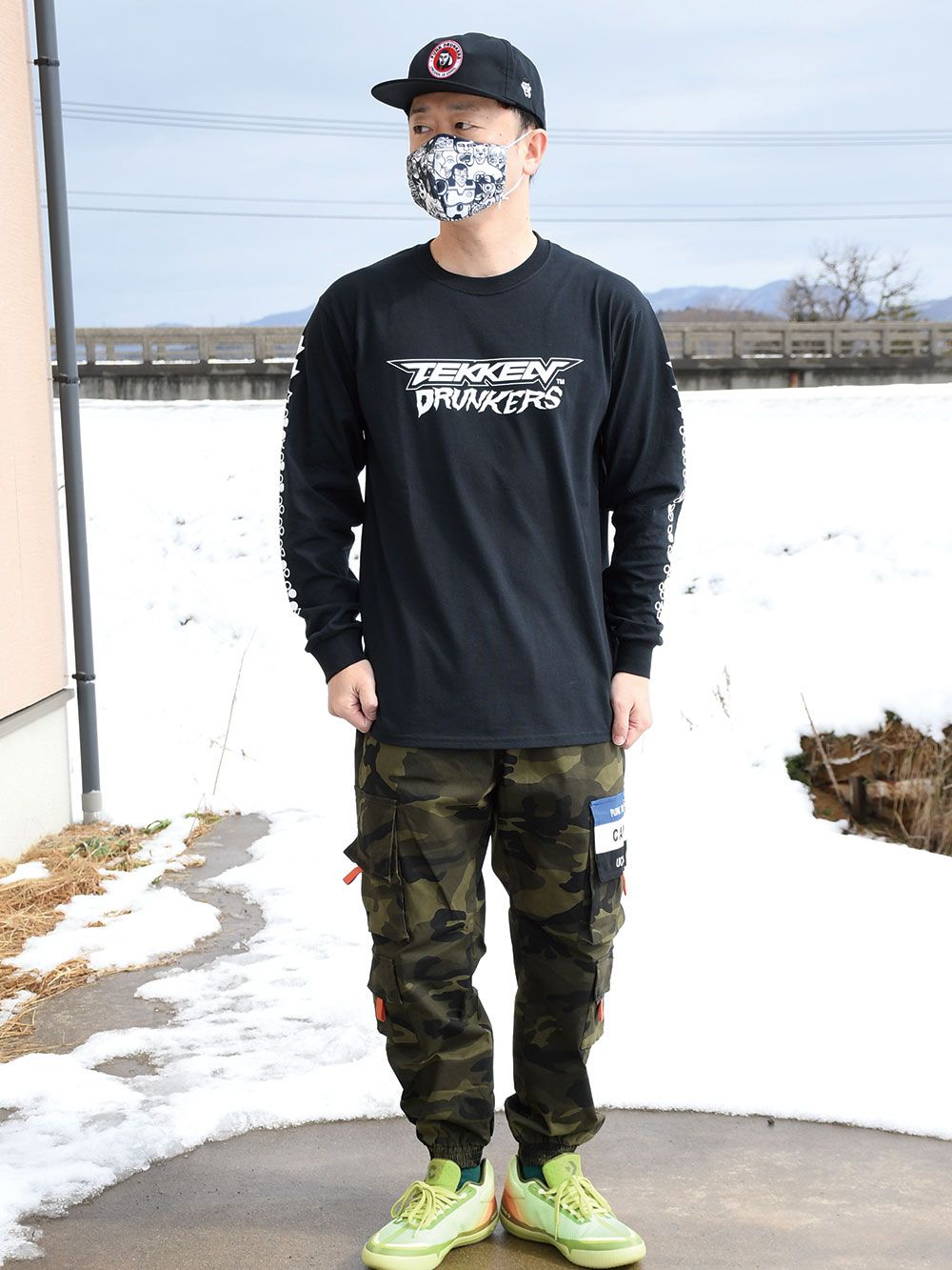 [PDSxTEKKEN] 鉄拳ドランカーズ ロンTEE