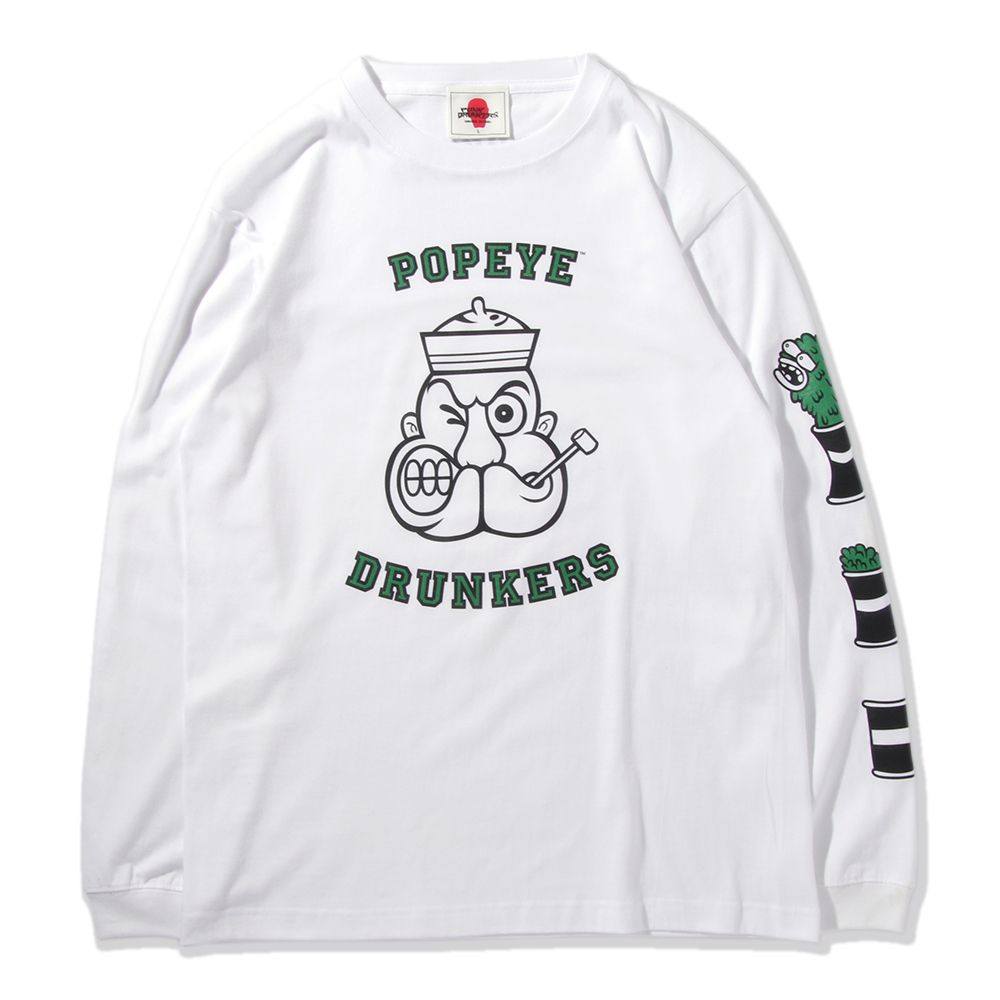 PUNK DRUNKERS - ［PDSxPOPEYE™］ポパイドランカーズロンTEE | DOLL