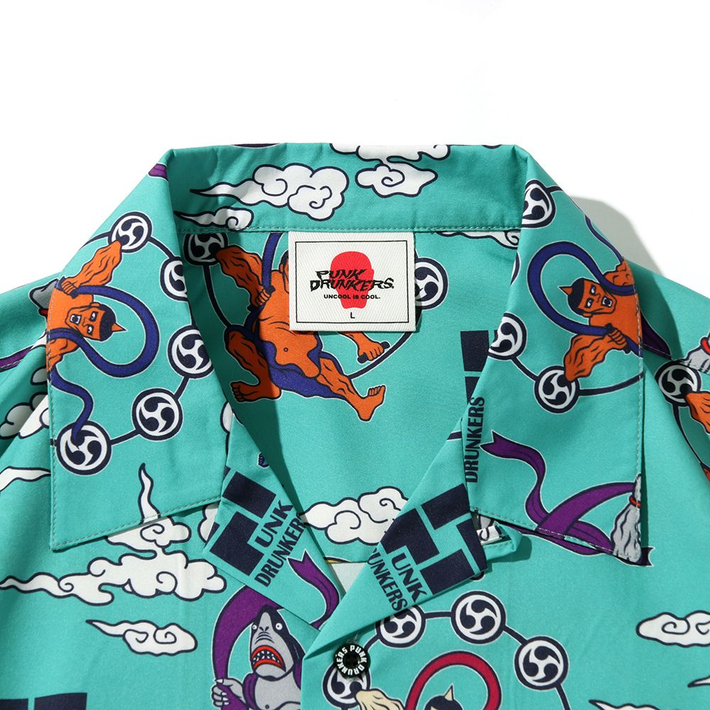 風神雷神アロハシャツ