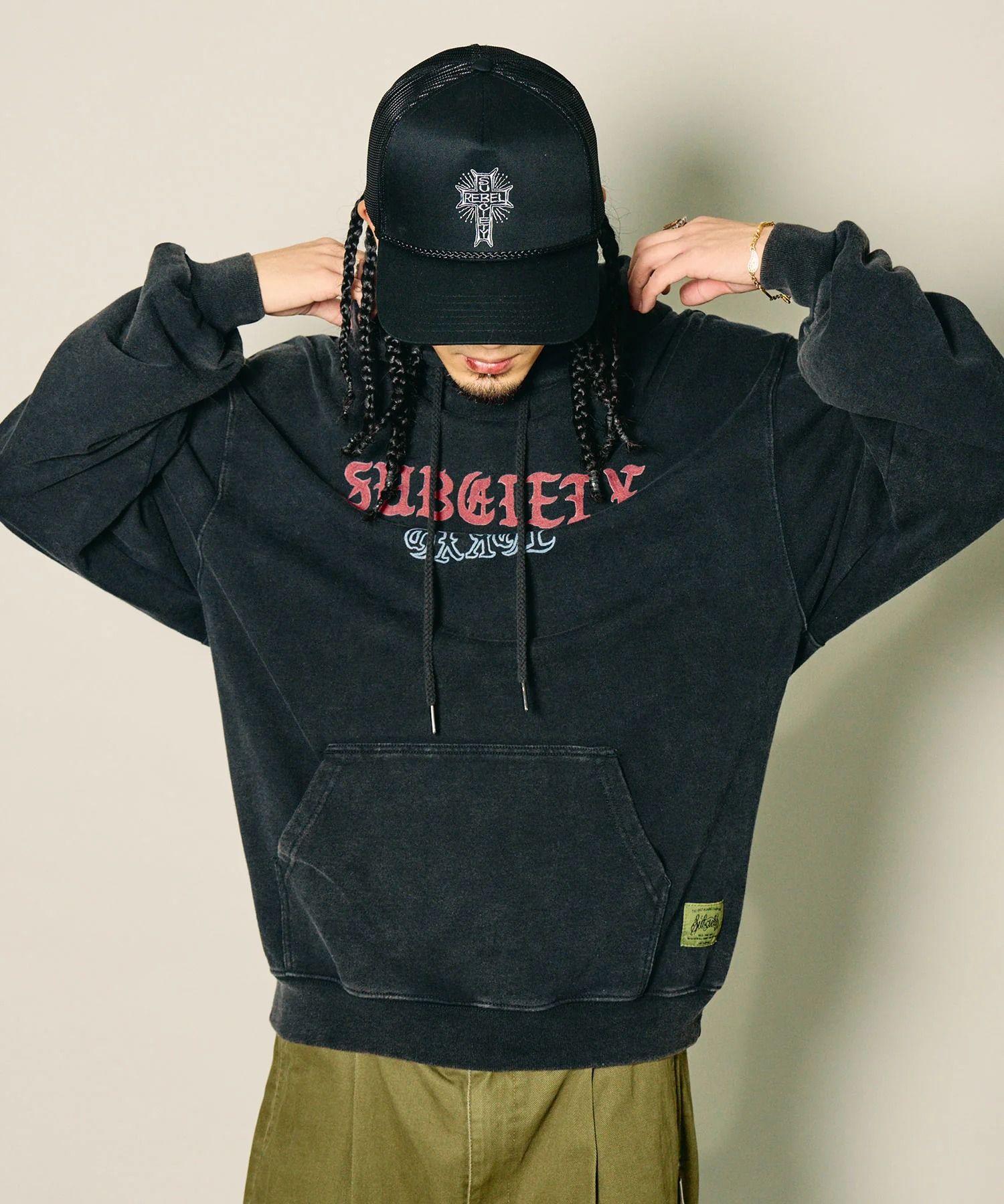 Fade wash hoodie