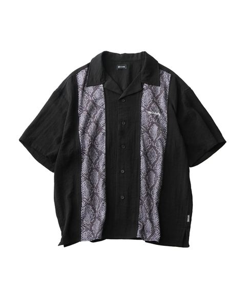 Patterned panel shirt