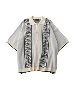 Jacquard knit shirt