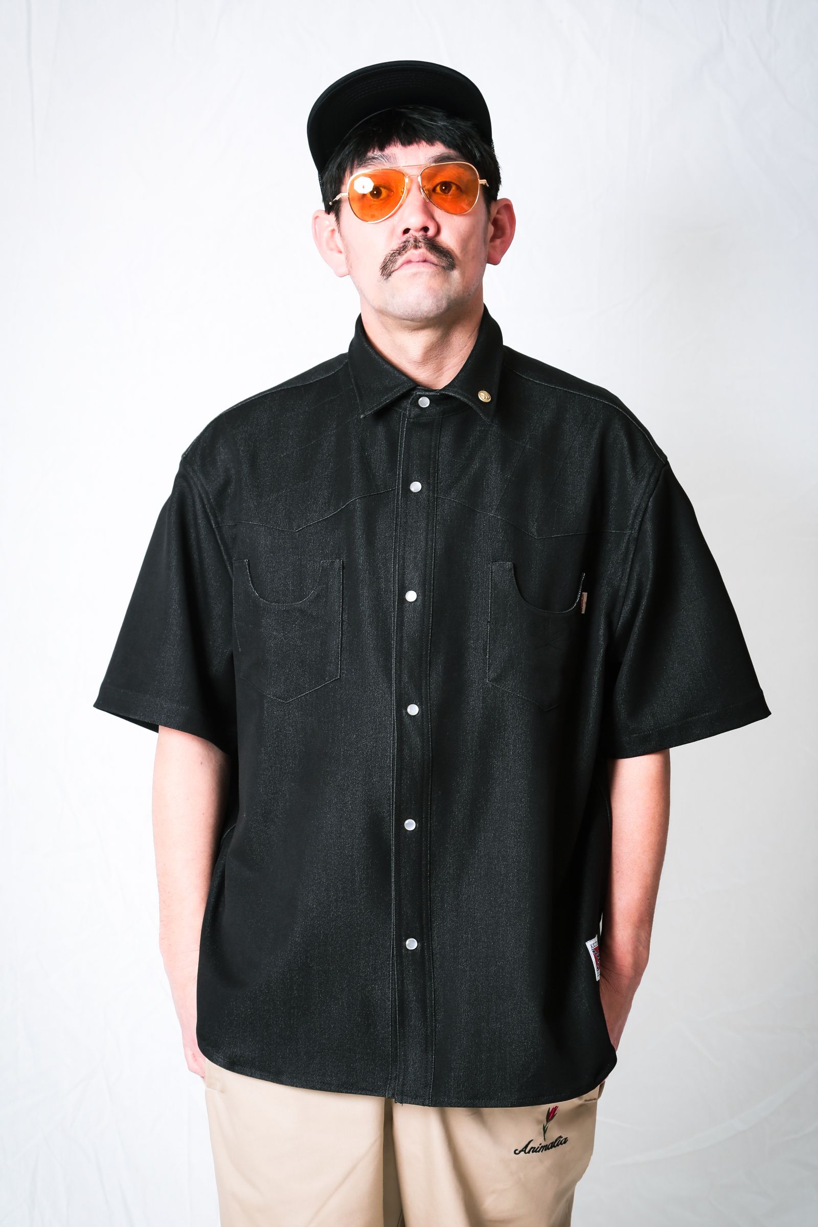 LOOSE SILHOUETTE S/S WESTERN SHIRTS