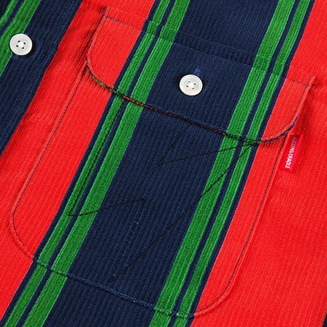 STRIPE CORDUROY-SHIRT