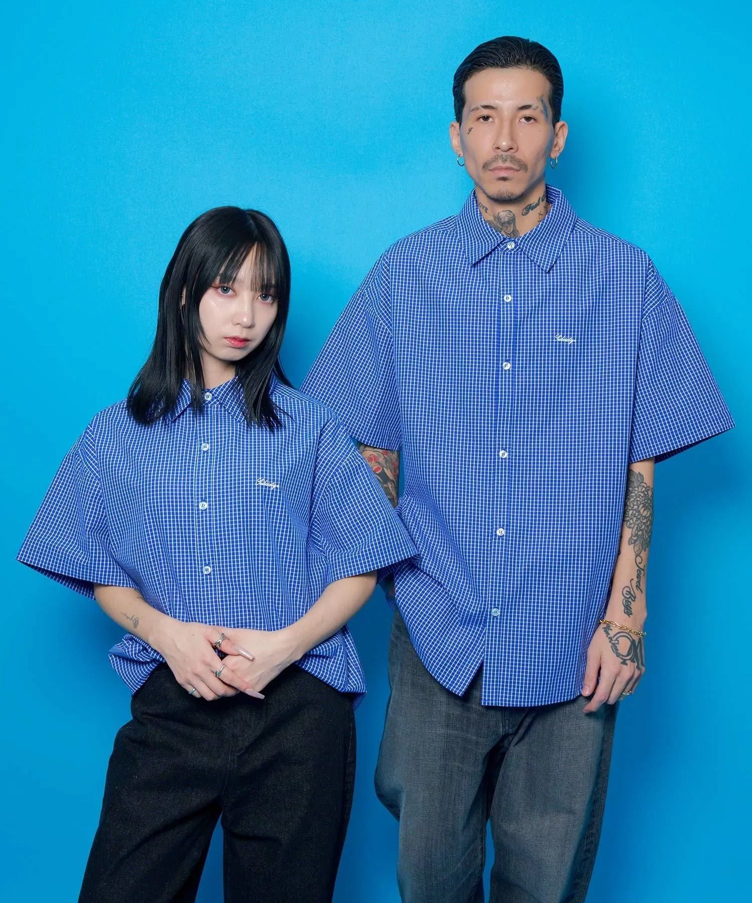 Essential mini check shirt