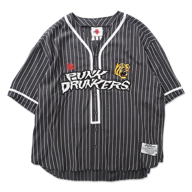 PUNK DRUNKERS - [PDSx阪神タイガース]阪神ベースボールシャツ | DOLL