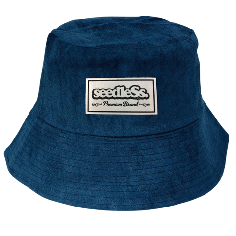 sd reversible fake suede bucket hats