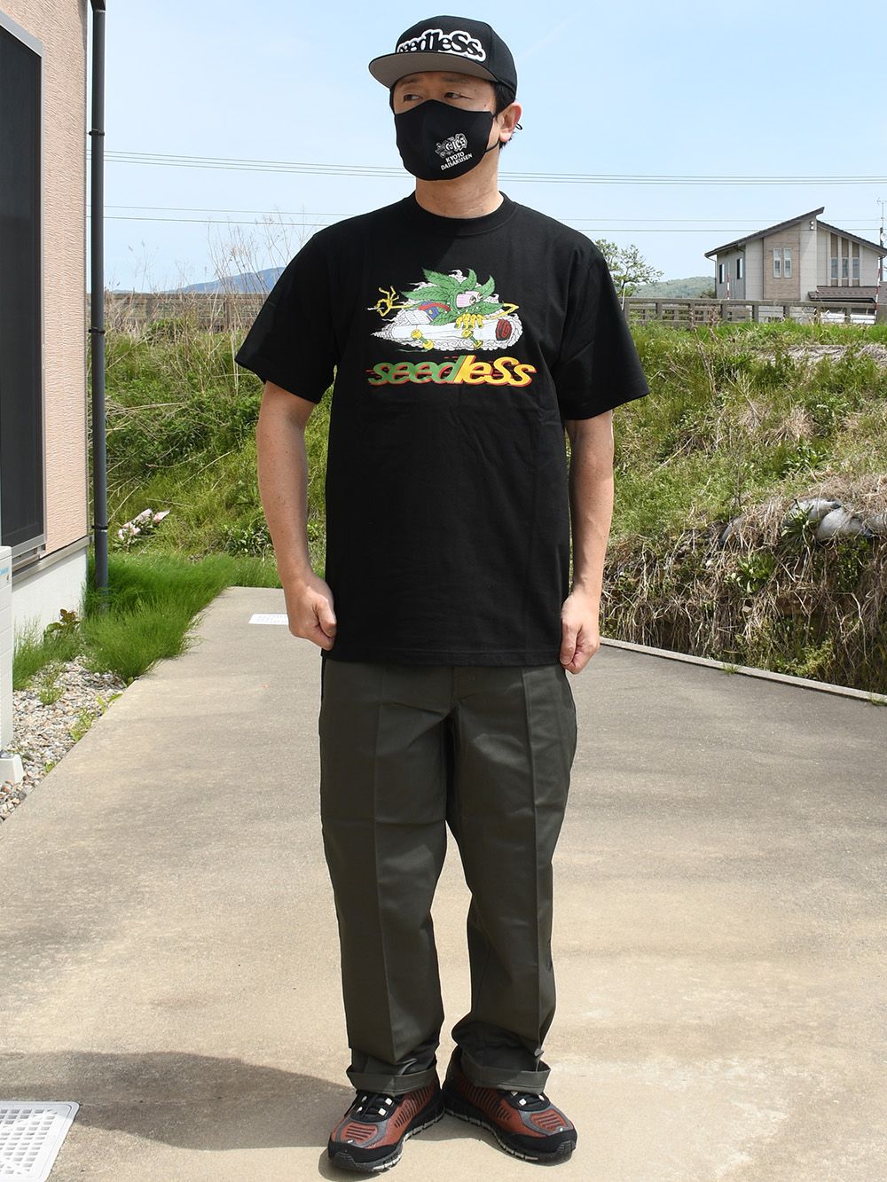 sd skateleafmonster s/s t shirts