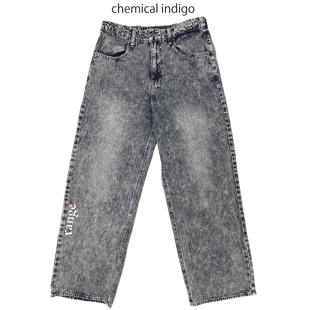 rg wide straight denim pants