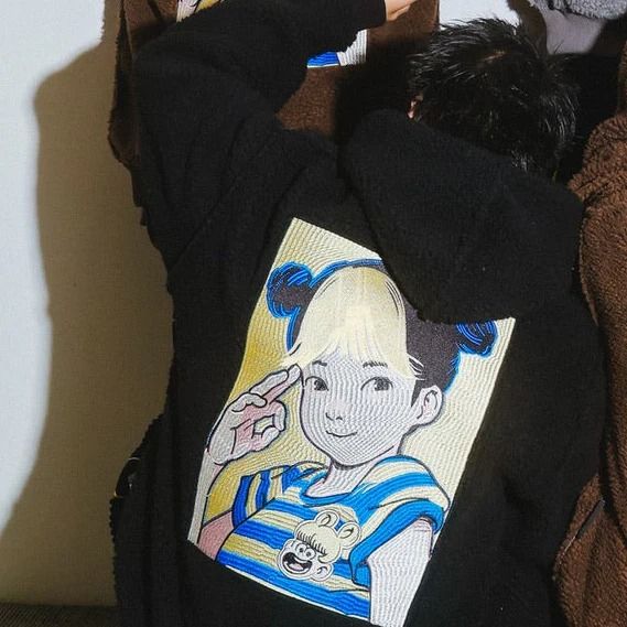 POP ART Bonding Boa Hoodie Ver:23