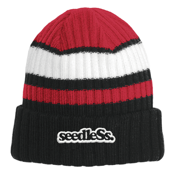 sd stripe beanie