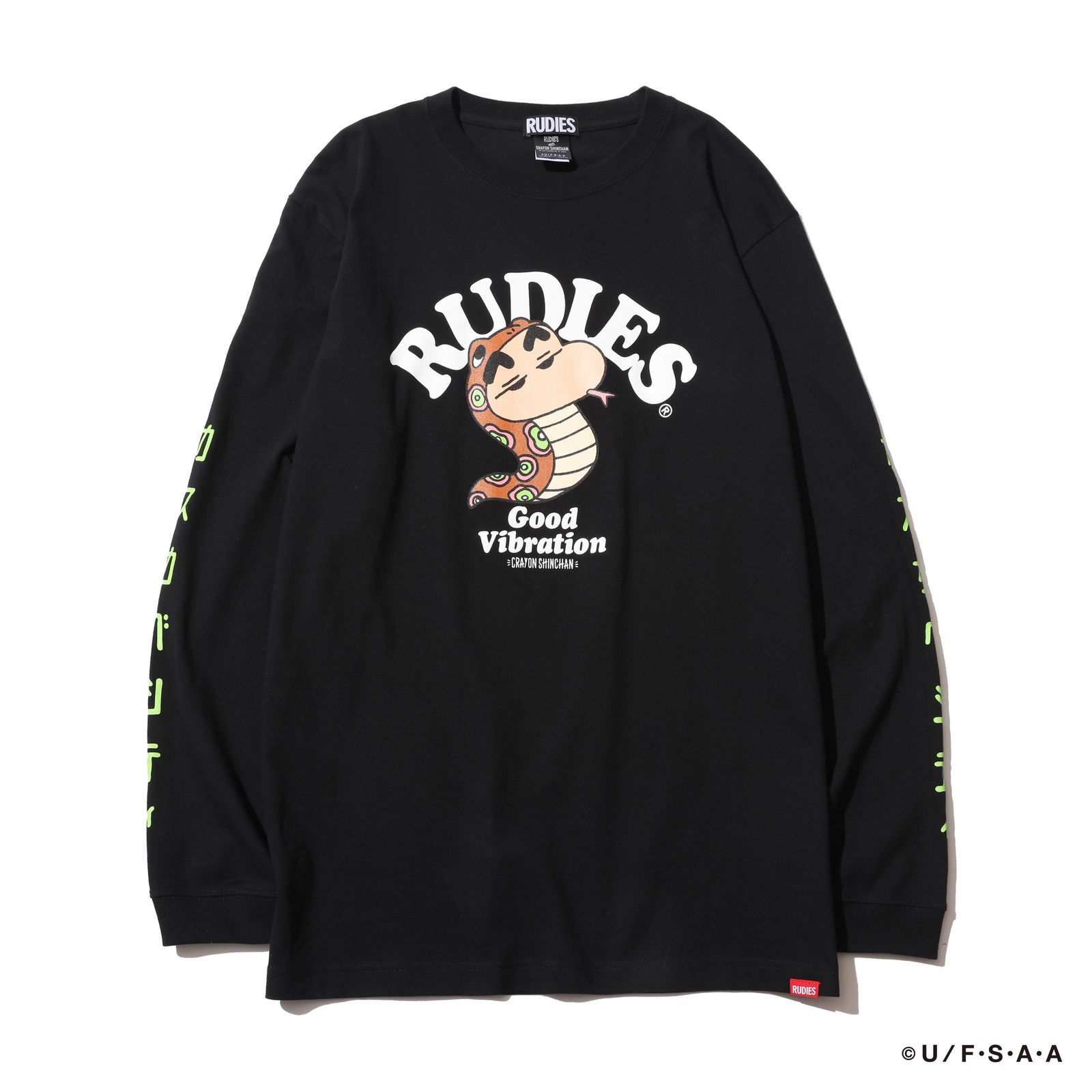 RUDIE'SxCRAYON SHINCHAN SNAKE LSTEE