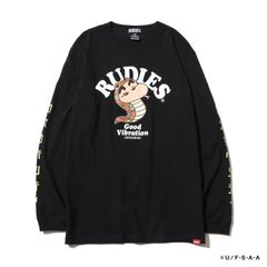 RUDIE'SxCRAYON SHINCHAN SNAKE LSTEE