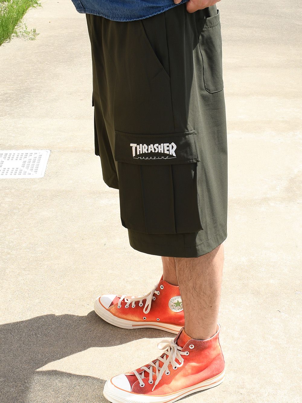 25 THRASHER NYLON-SHORTS