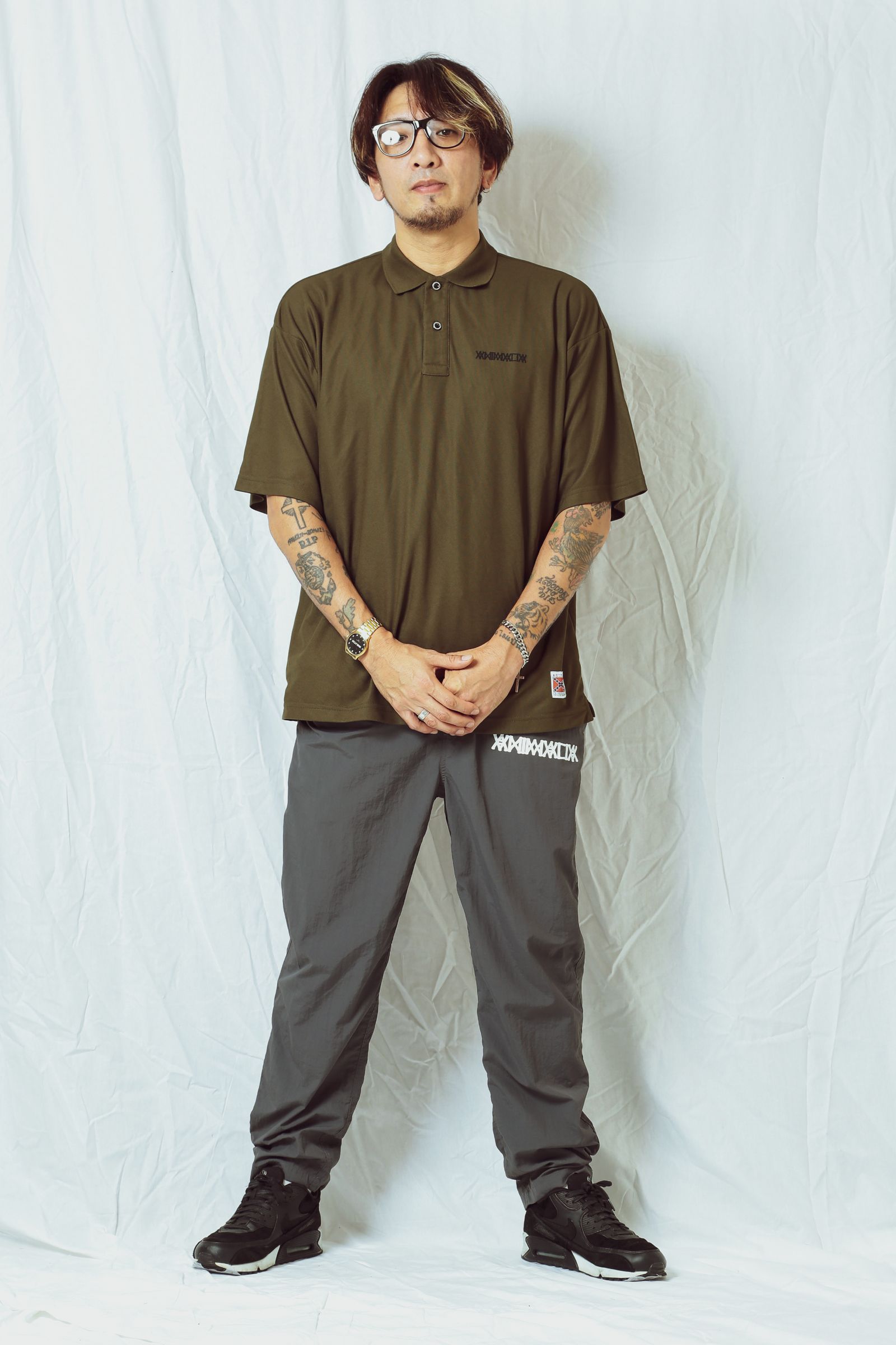 BIG SILHOUETTE POLO SHIRTS -WORK SUCKS-
