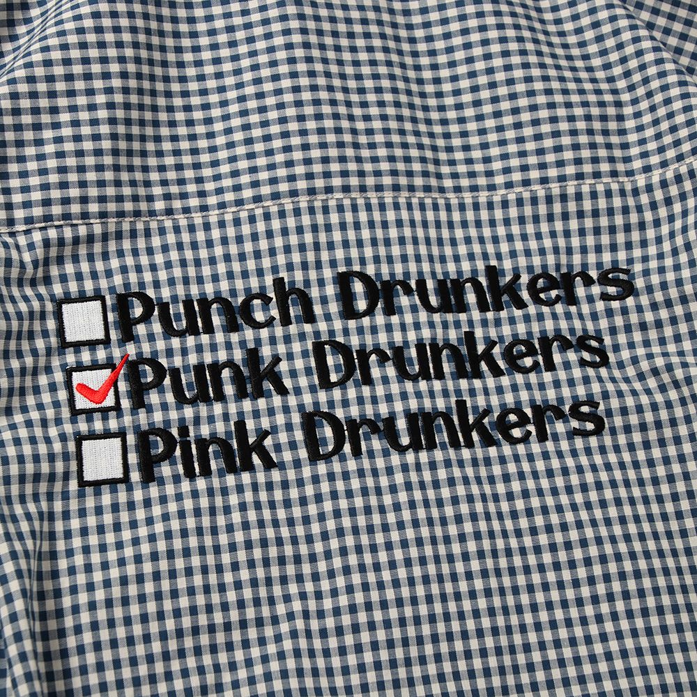 ギンガムチェックイズシャツ