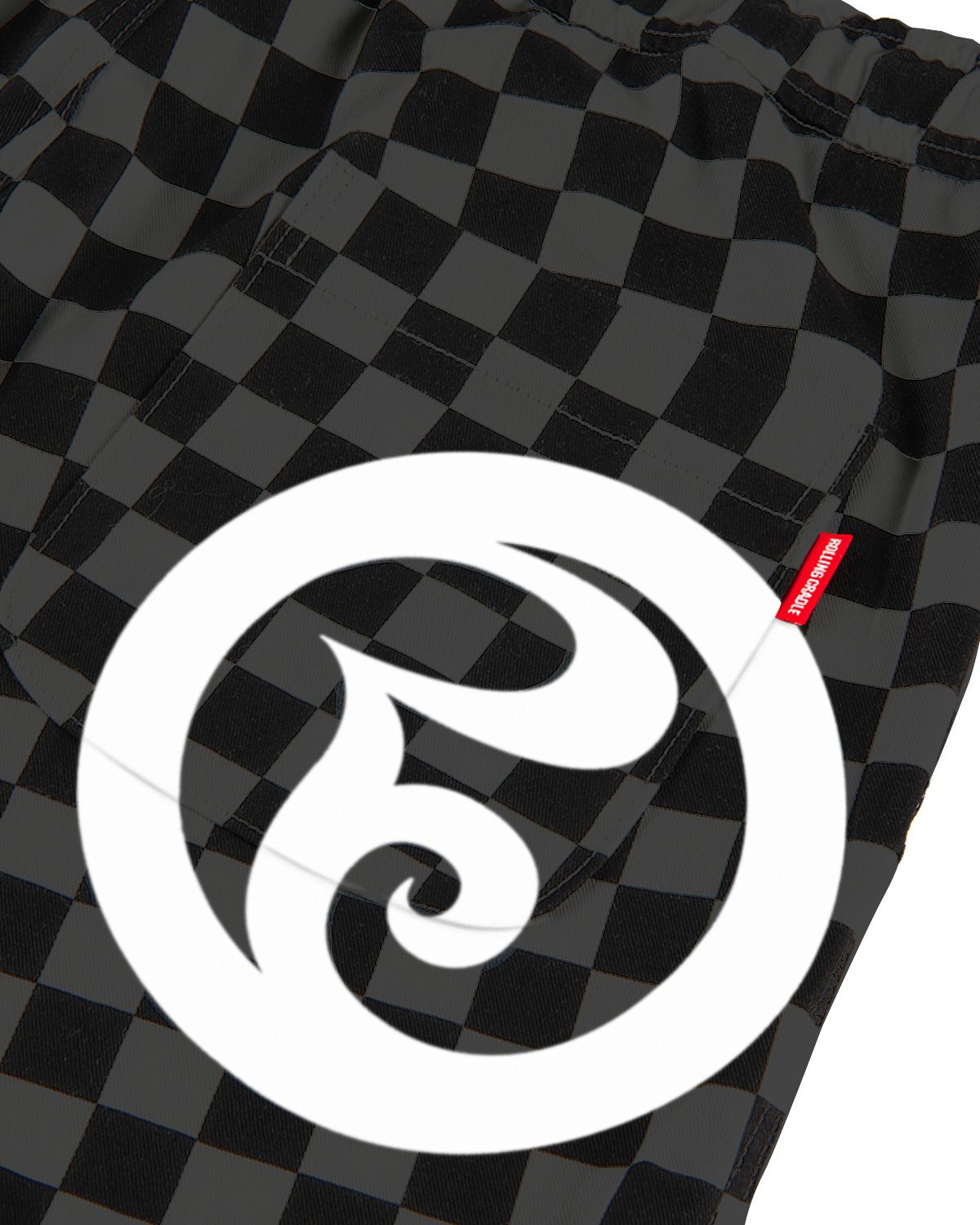 RC CHECKER WIDE-PANTS