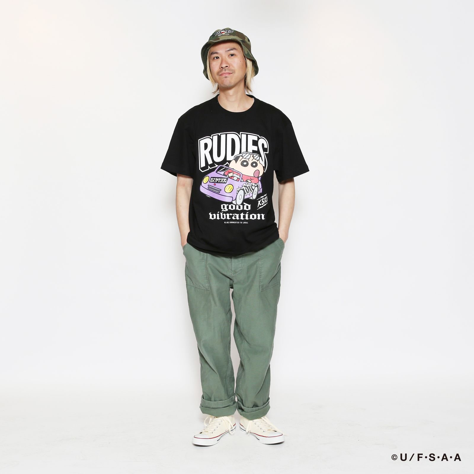 RUDIE'SxCRAYON SHINCHAN LOCAL DRIVE TEE