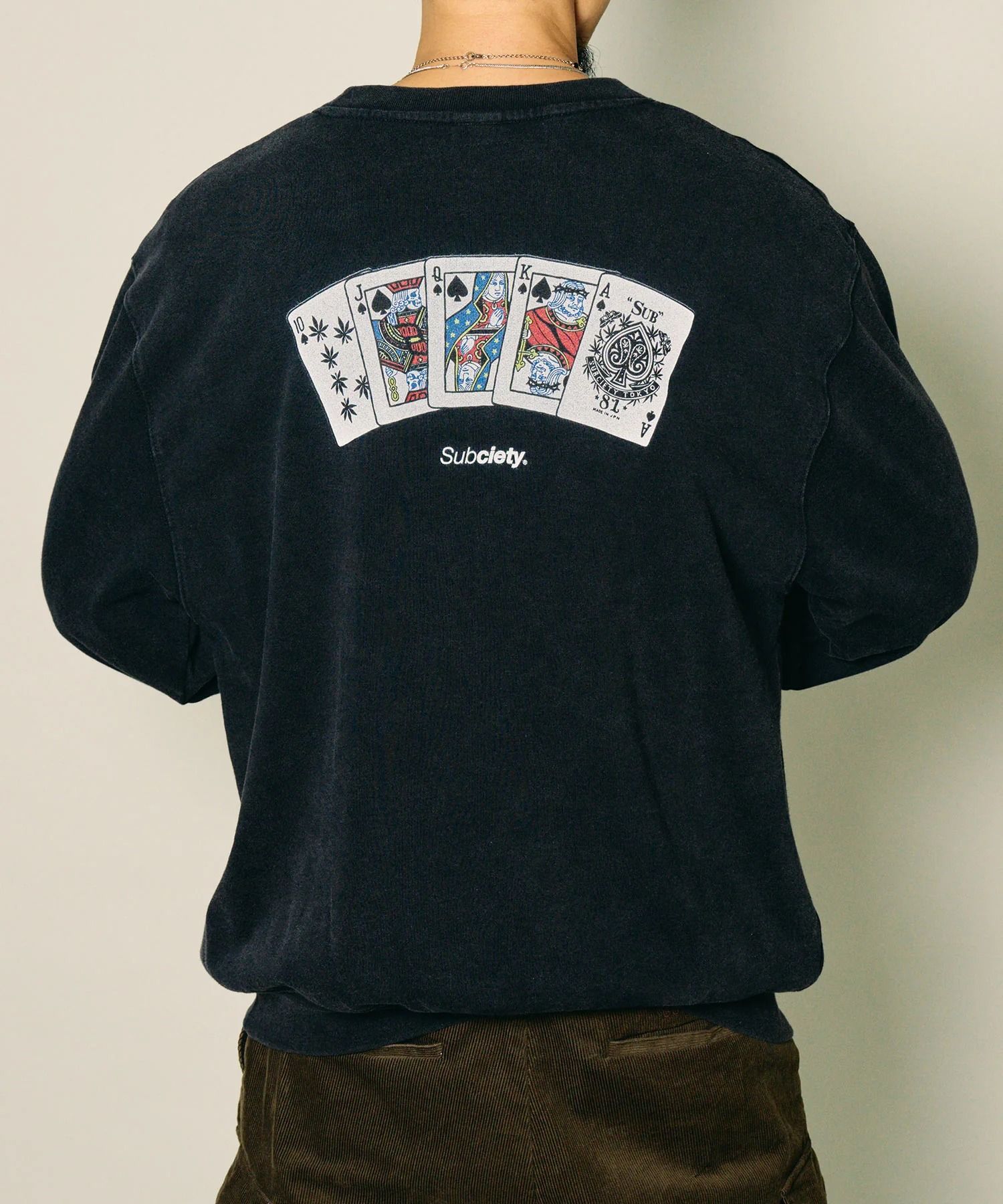 Fade wash sweat shirt