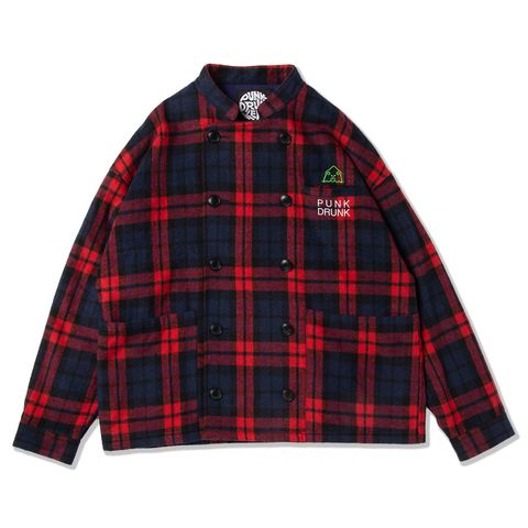 鮫人チェックシェフJKT