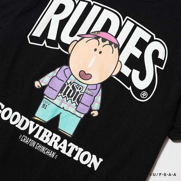 RUDIE'SxCRAYON SHINCHAN BOUCHAN TEE