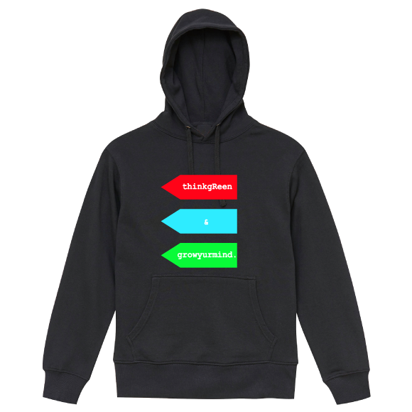 3 colors tag hoody