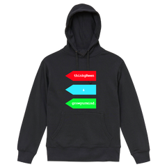 3 colors tag hoody