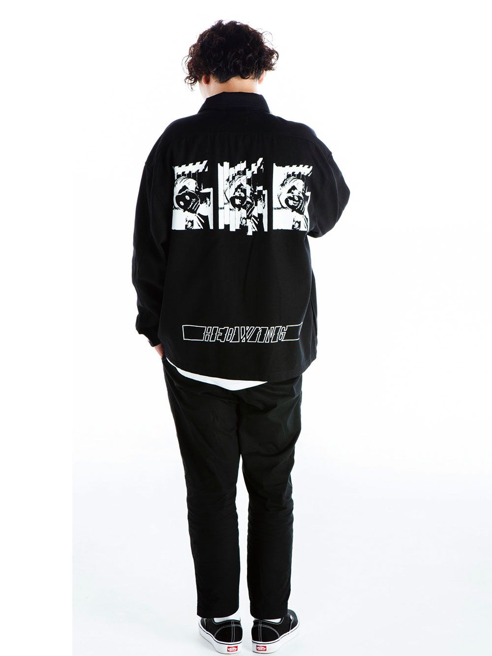 Pierrot Mask Blackdenim Jacket