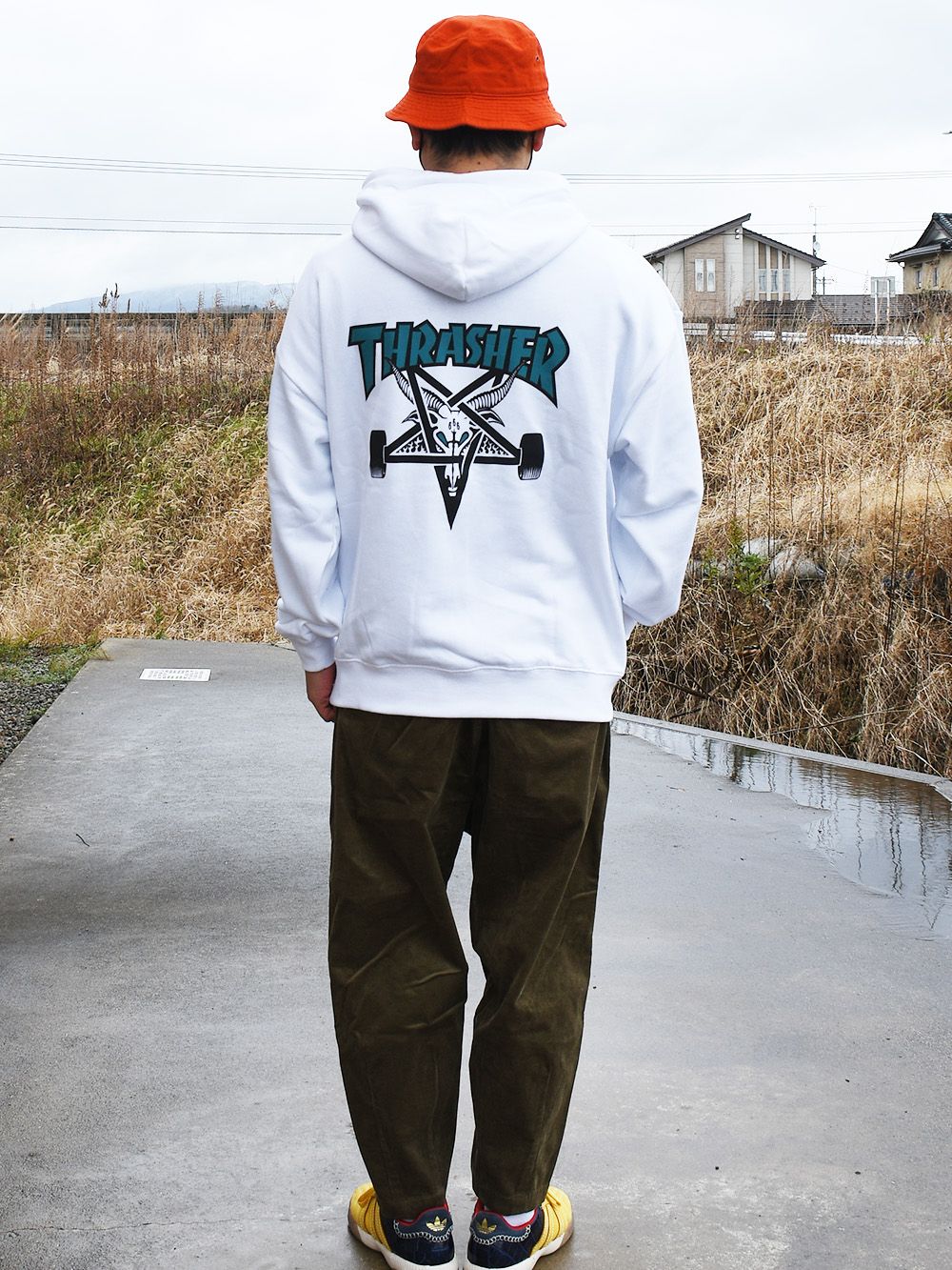 THRASHER Skate goat Logo Hoodie