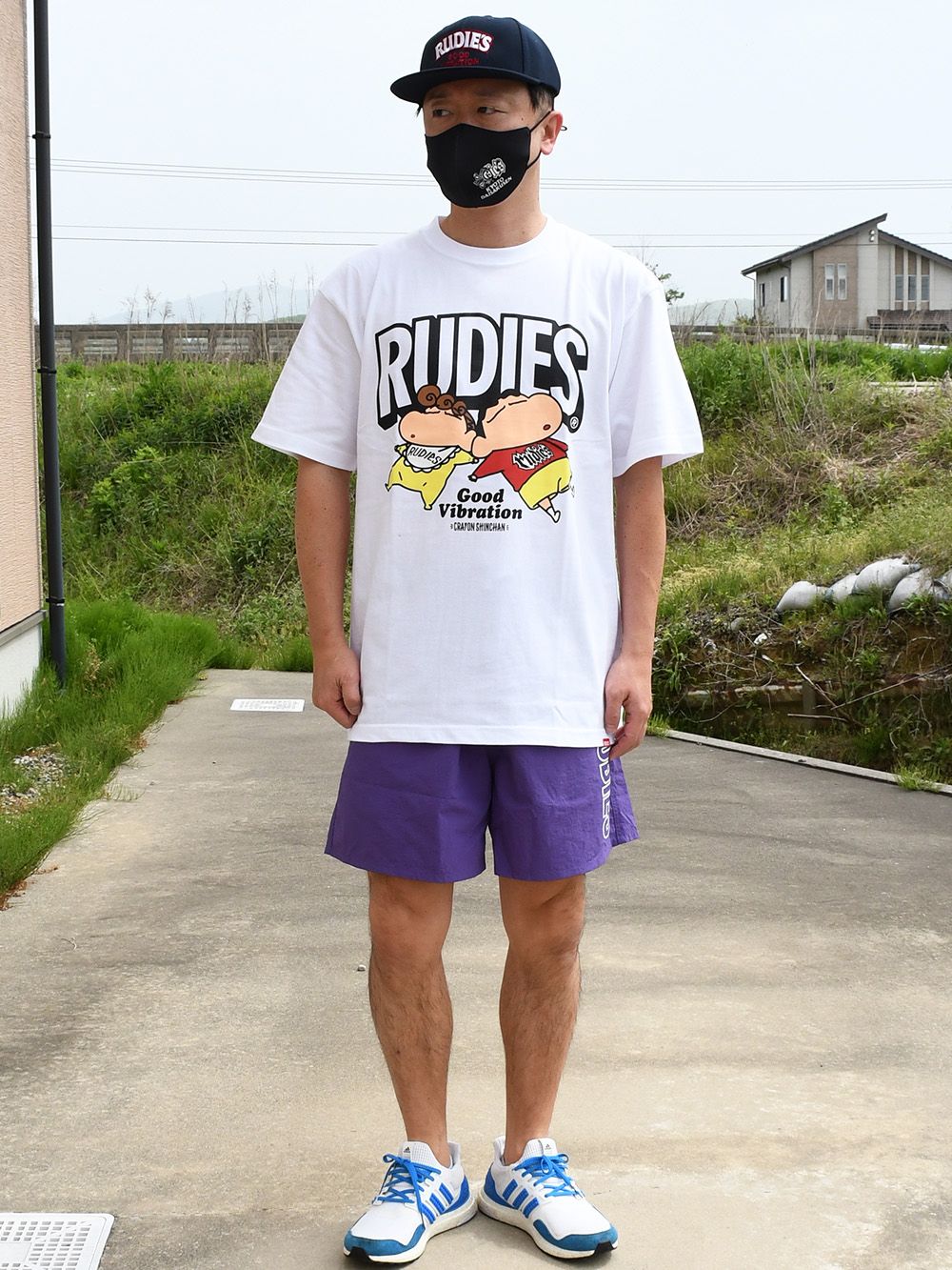 RUDIE'SxCRAYON SHINCHAN NAP TEE